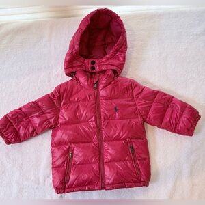 Ralph Lauren Vibrant Red Puffer Jacket